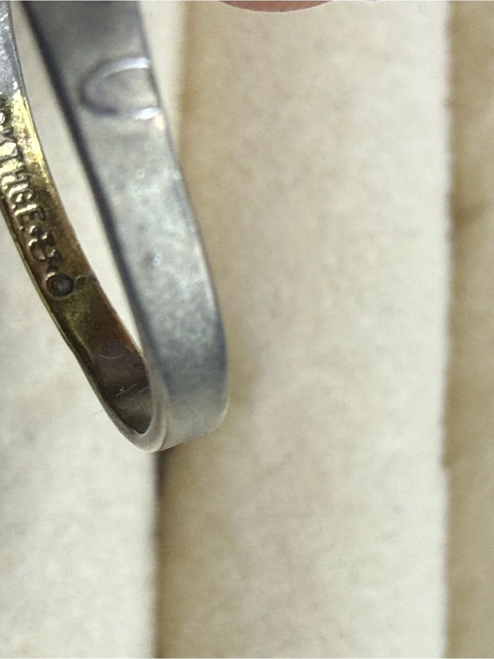Source Unknown Black Center Stone Ring with Clear Accents - Women Jewelry size 7
